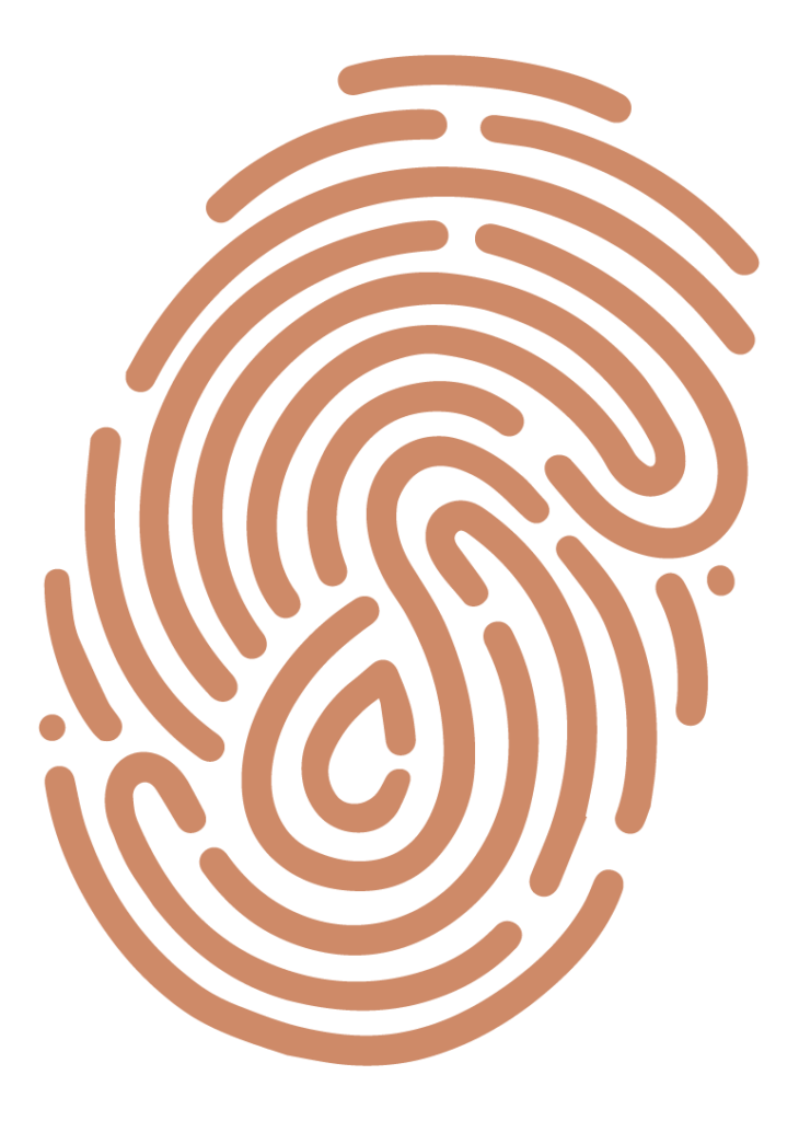 Logo empreinte marron