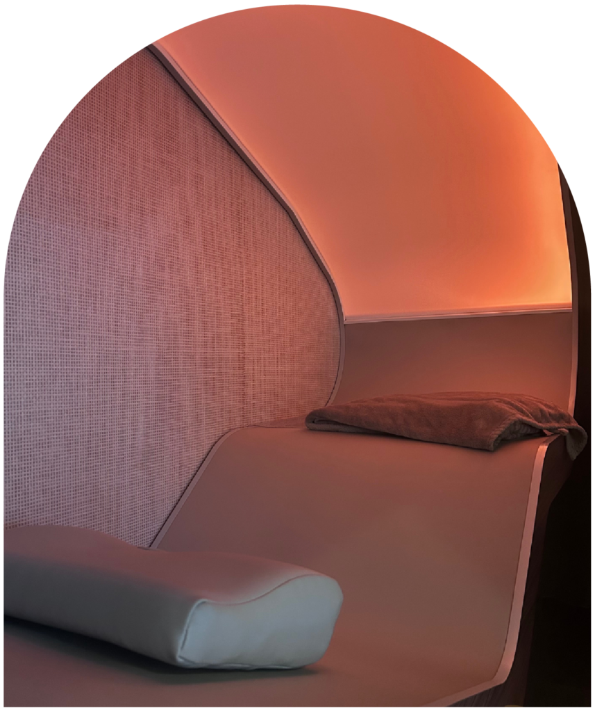 Appareil Nuage infrathérapie en forme de nuage avec des leds pour différents bienfaits.